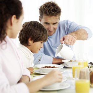 family-eating-breakfast