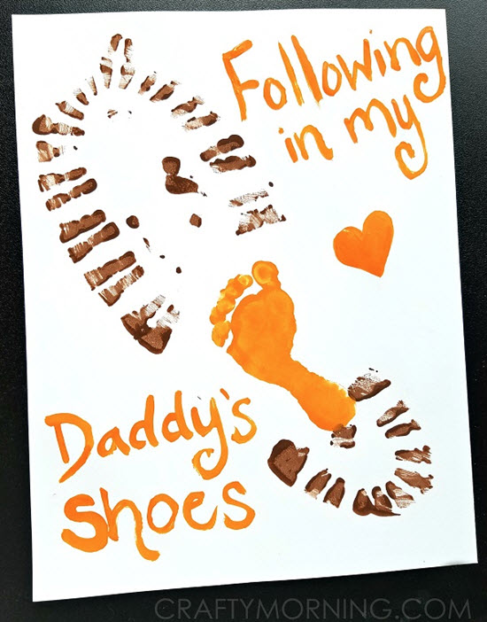 cute gift for Father's Day from preschoolers