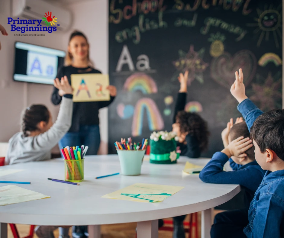 child frontal lobe development in a classroom